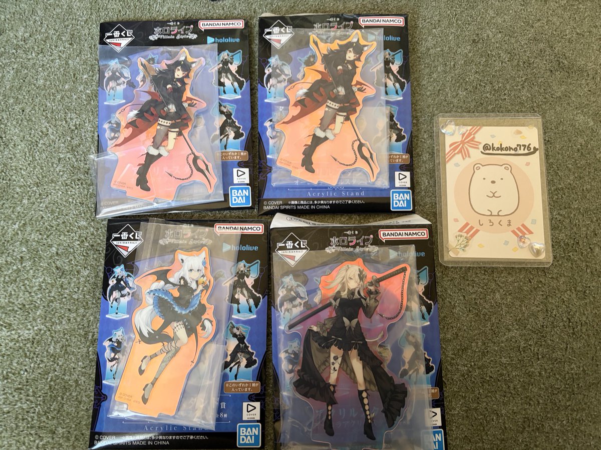 ホロライブ 一番くじ Villain Style アクスタ 缶バッジ 26点 交換