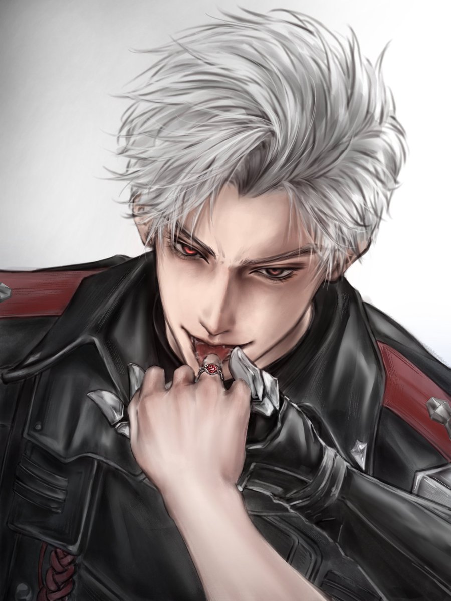 Zephyr_G_Y's tweet photo. 你想要的只有我能给你
之前画的嘴戴戒指的场面🤤这边也搬运一下（吭���吭哧）
#秦彻 #Sylus #恋与深空秦彻 #恋与深空 https://t.co/QGGo2VCwHP