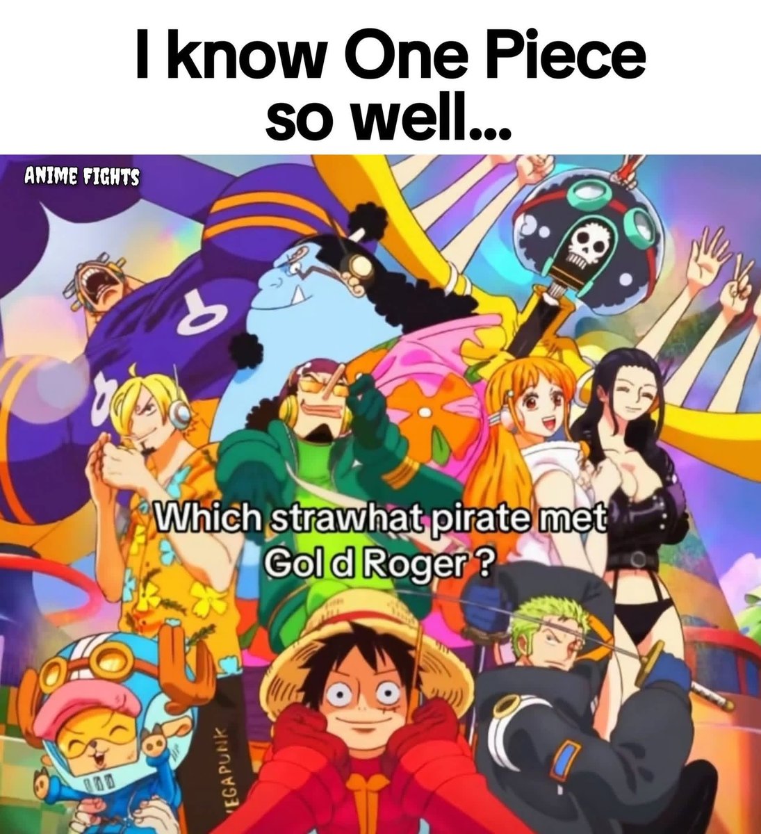 BivekPuri121085's tweet image. Tell me which strawhat met Gol D Roger?

#ONEPIECE