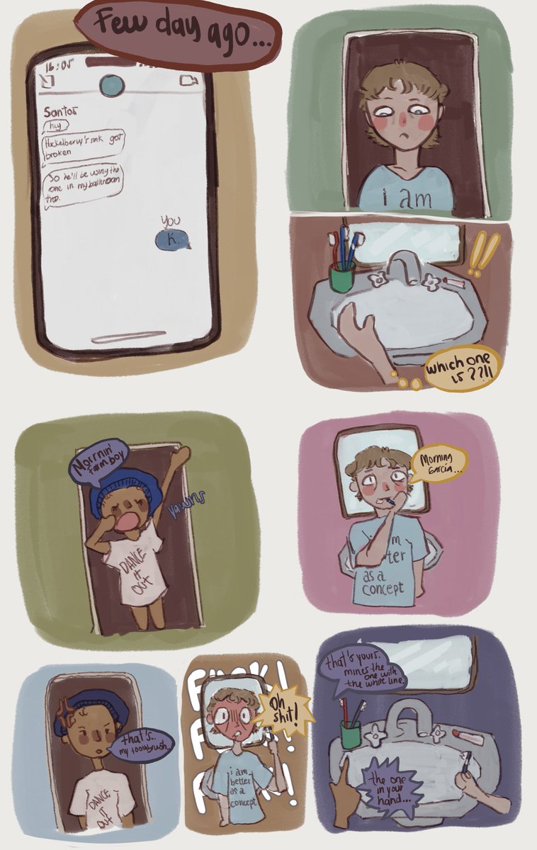 Strapberryl's tweet image. What probably happened at the santos-Whitaker household. 
#thepitt #garsantos #thepittfanart