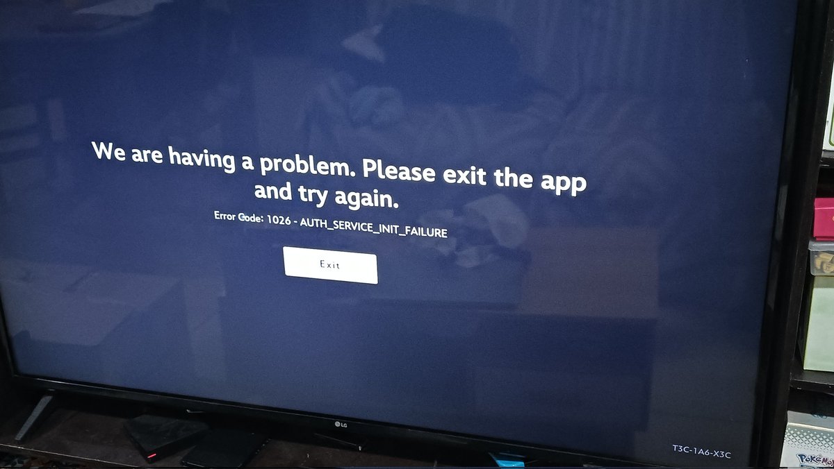 Pabs0210's tweet photo. De repente mi tv LG @LGMexico no puede abrir @disneyplusla me sale el error 1026, ya apague, reinstale y reinicie de todo y el problema sigue https://t.co/vdFxGBIS8u