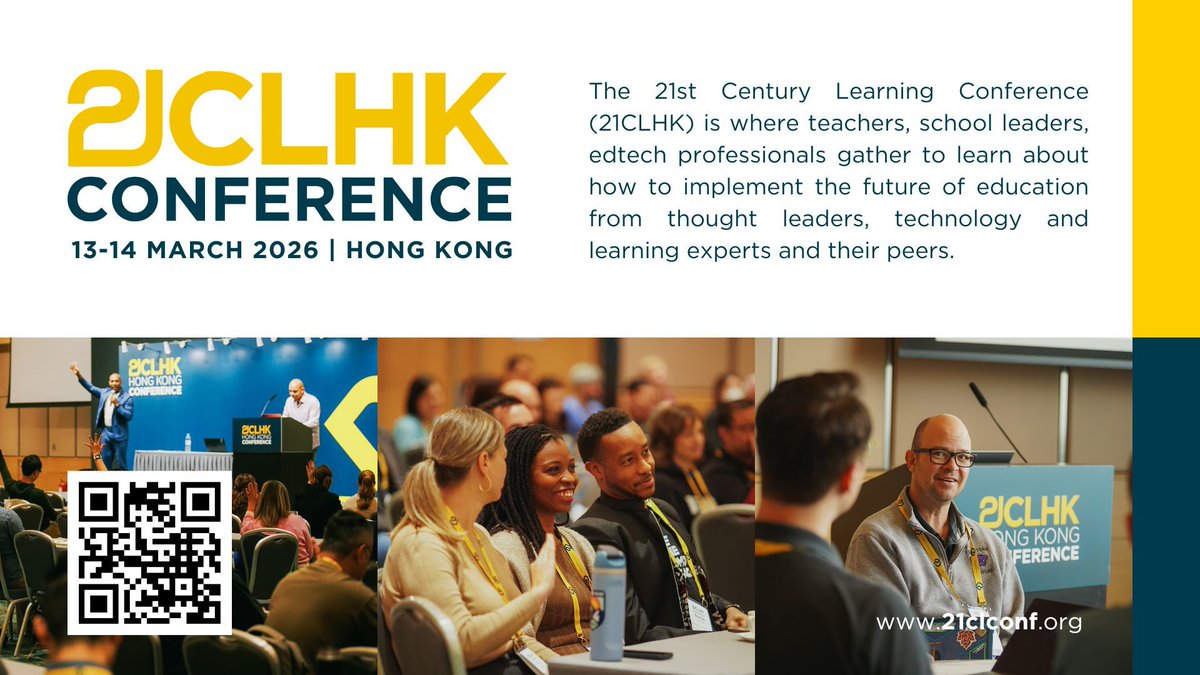 AngelaLanglands's tweet image. Learning communities were the beginning.

The HIVE is what comes next.

I’ll be presenting about this at the 21st Century Learning Conference @21cli in Hong Kong, March 13–14. 

I hope to see you there!

#21CLHK #FutureOfEducation #21stCenturyLearning
