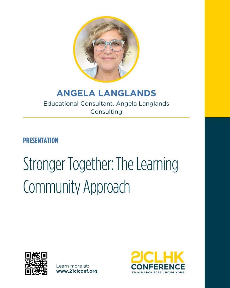 AngelaLanglands's tweet image. Learning communities were the beginning.

The HIVE is what comes next.

I’ll be presenting about this at the 21st Century Learning Conference @21cli in Hong Kong, March 13–14. 

I hope to see you there!

#21CLHK #FutureOfEducation #21stCenturyLearning