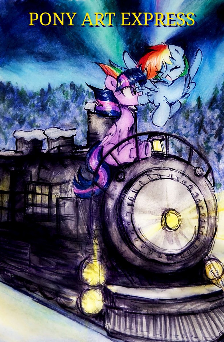 "Pony Art Express" by <a href="/LiaAqila01/">LiaAqila 🌟 Comm Open 🌟</a>

Well, I'm happy to say I think it's time! If you are an artist looking to self-promote, someone who is looking to commission artists, or even somepony lurking around and in the market for emojis - You're welcome in. discord.gg/ponyartexpress