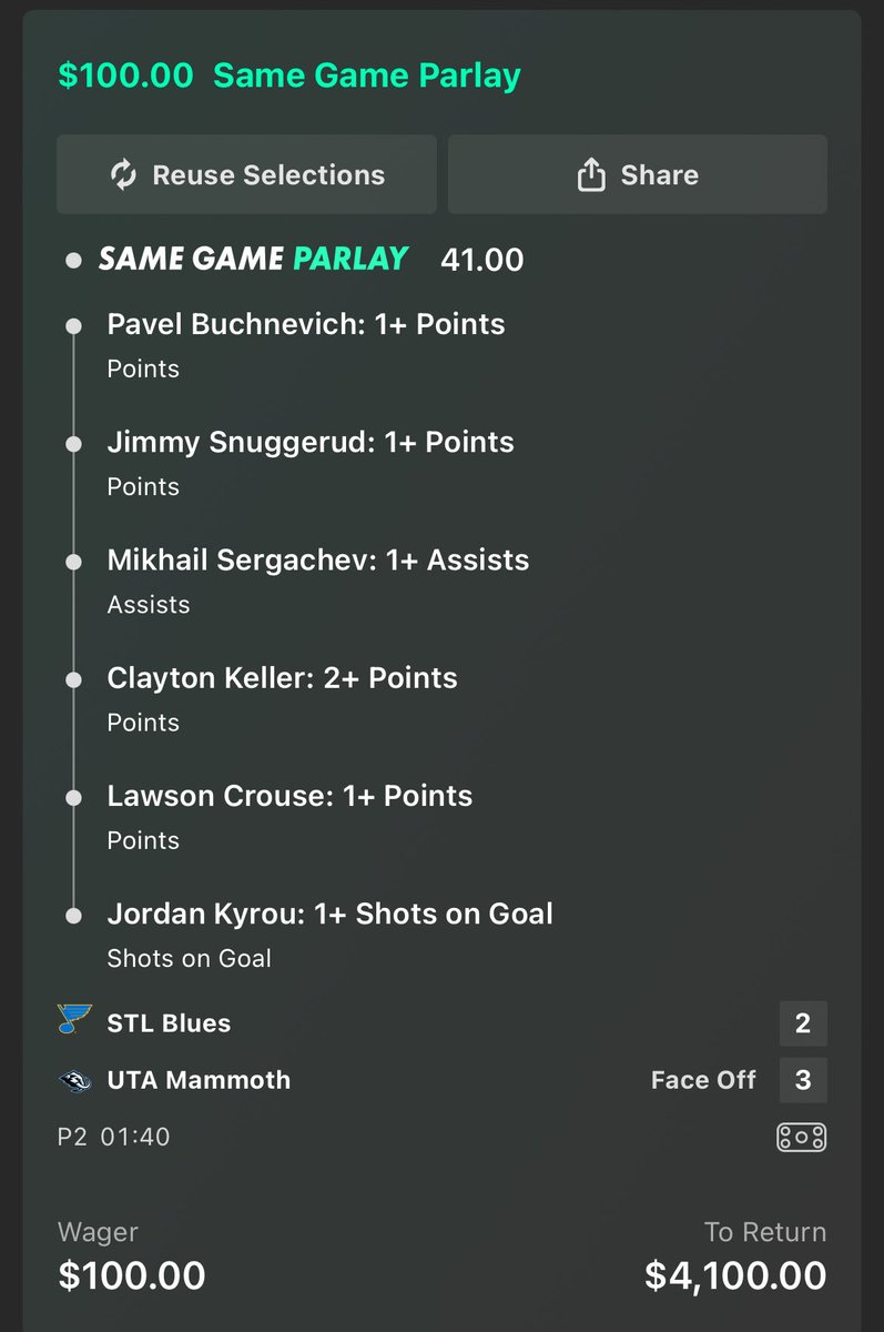 Treestreets_'s tweet photo. @PdogTips Hit my slip before the end of the 2nd period 😂🔥 https://t.co/8ZO3kT5Pov
