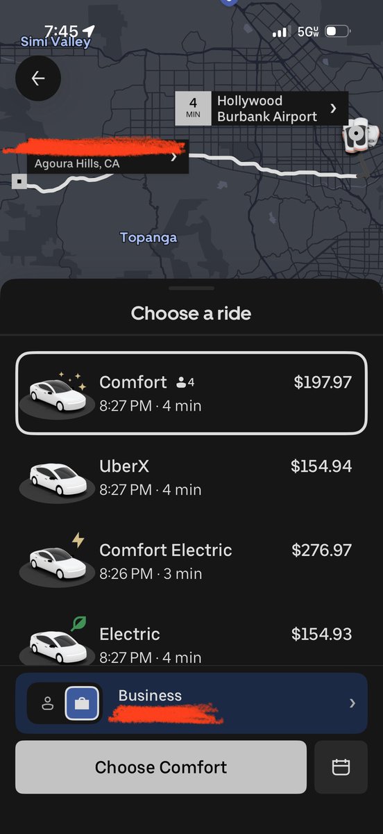 racorbas's tweet photo. @Uber @uber_support @lisalisastoner @TatianaMorrell @dirtyfergs this is beyond robbery. I am taking this to the next level. Coming back from #CES2026 and the uber ride is twice the price of my airplane fare FOR JUST 21 miles!!! #FTC https://t.co/17rHjO9rSp