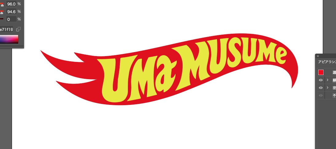 kn_oekaki's tweet image. 某ミニカーのロゴがなんか尻尾っぽく見えたので