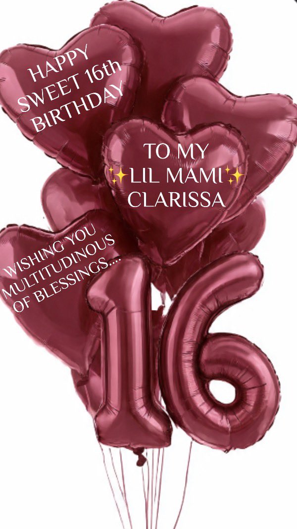 TamiB95's tweet photo. #Sweet16 #BirthdayGirl #YoungestOfTheBunch #MamisBabie https://t.co/z6eUnBMM3o