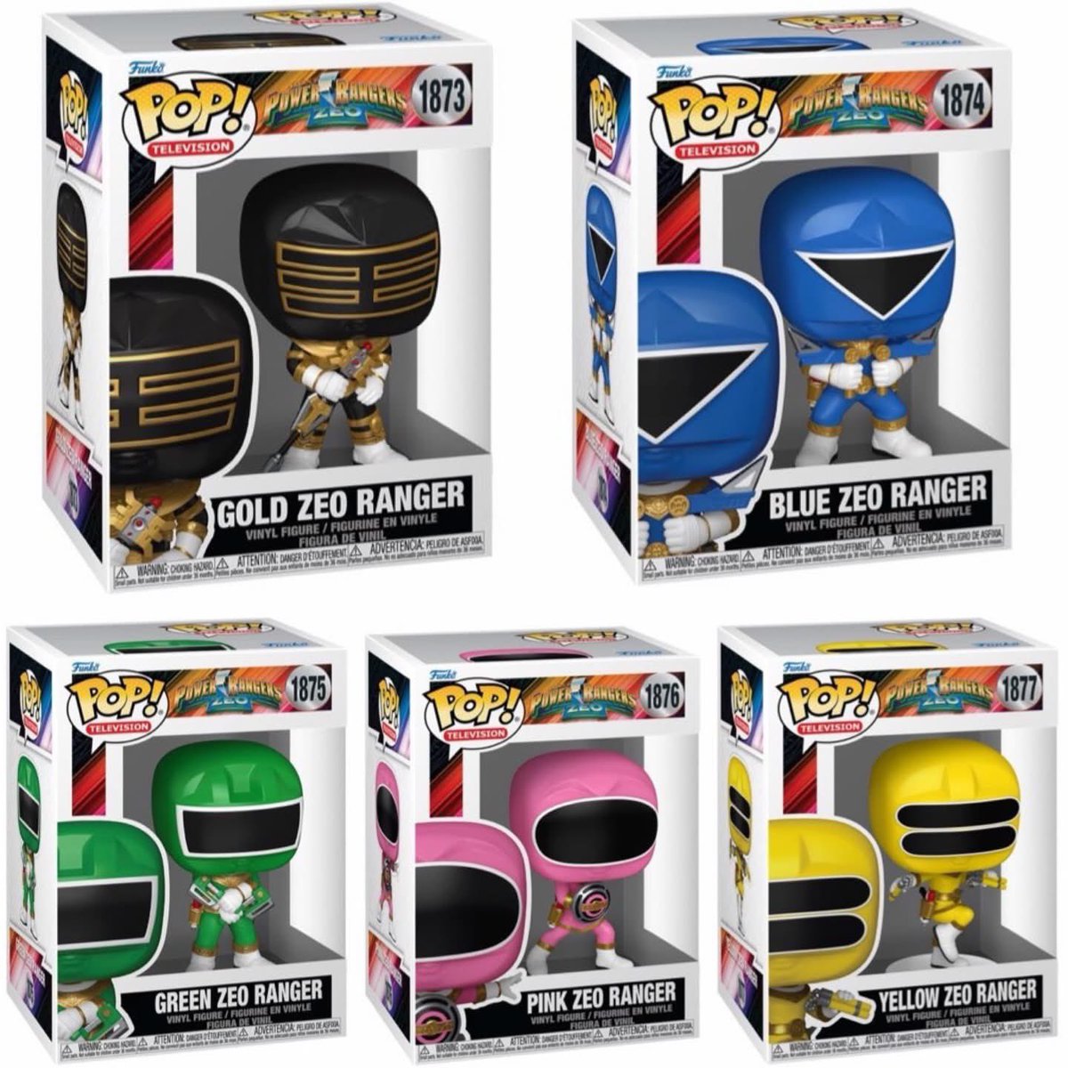 BRAND NEW Power Rangers Zeo FunkoPop! are coming soon! It’s so refreshing to see something new from Power Rangers! I hope companies like Super7 follow and continue outside of MMPR! #powerrangers #funko #funkopop #powerrangerszeo #powerranger