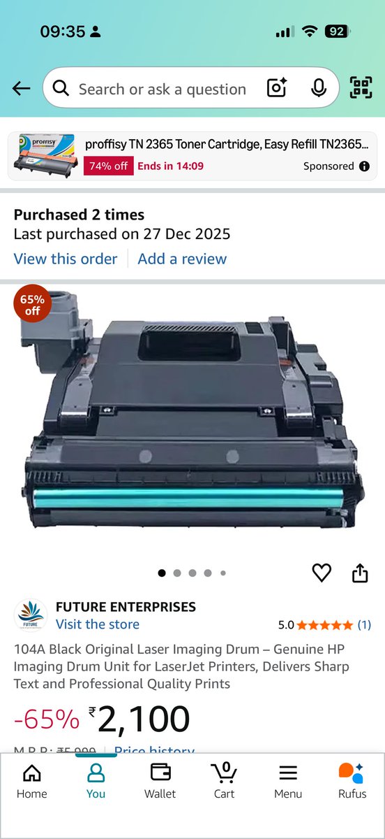 PK_Interiors's tweet photo. Dear @amazonIN @amazon See the product ordered and product sent. Your policy not allowing to publish my feedback. https://t.co/mUp3oxEWnN
