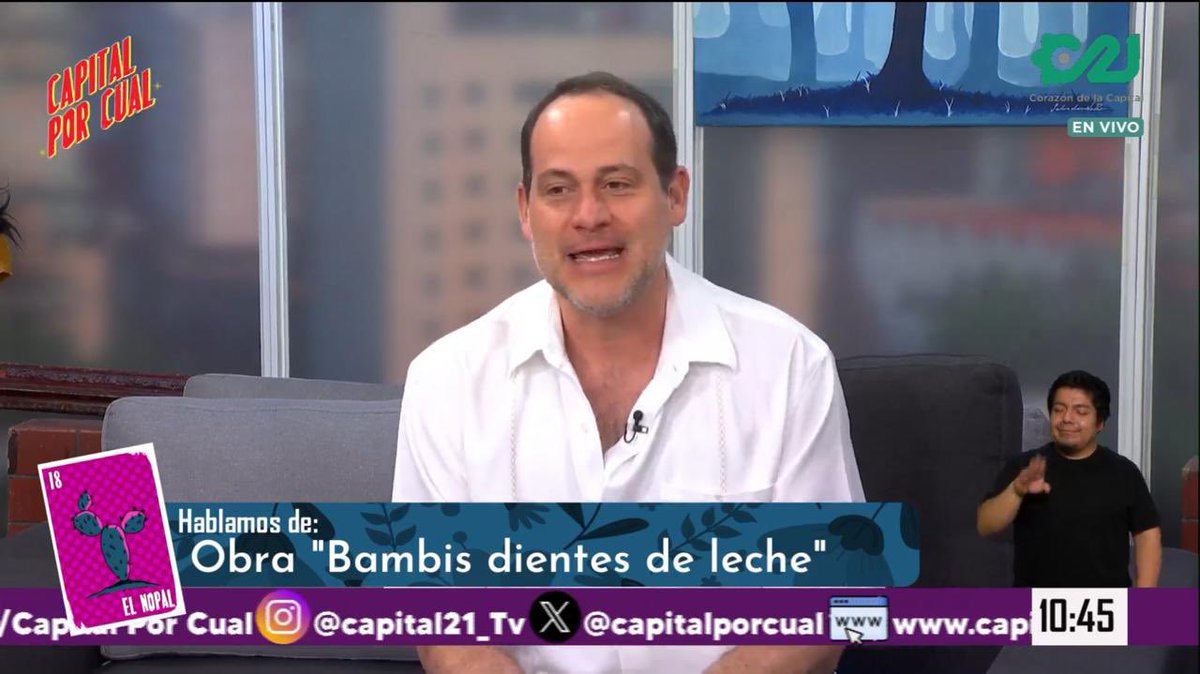 BambisDLeche's tweet photo. Gracias por el espacio para hablar de las próximas funciones de BAMBIS DIENTES DE LECHE. @Capital21_Tv @capitalporcual @TapiaFernanda AQUÍ LA INFO ⚽️👞👞⚽️ https://t.co/GZBVSKQsQt 
@Tu_IMSS @cultura_mx @bellasartesinba https://t.co/iNEfY05DYr