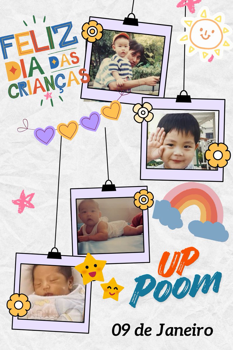 UpPoomBrasilFc's tweet image. UP &amp;amp; POOM,

Que vocês nunca percam a essência e essa alma de criança que ilumina a todos por onde passam. São dois homens com a pureza de meninos.🪁🪅🧸🐰🐶
#UpPoom 
#HappyChildrensDay