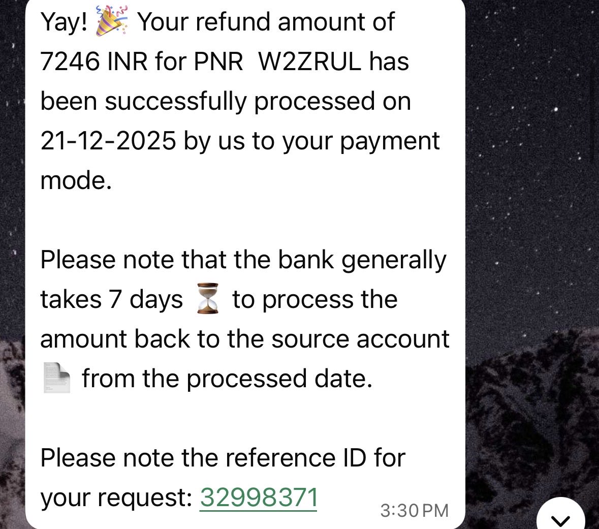 drvipindev's tweet photo. @tata_neu Total Ticket amount was ₹7942, the amount for refund was ₹7246, refund processed is ₹6442 ( the flight was cancelled from airline side why the amount refunded to me is less and not ₹7246, convenience fee has already been deducted from ₹7942 @tata_neu https://t.co/IqlrmFawlI