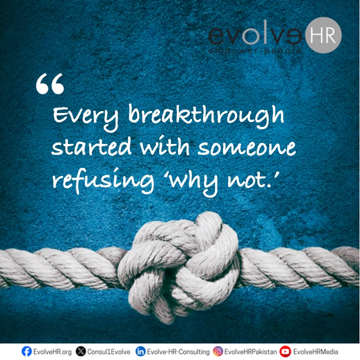 Consul1Evolve's tweet photo. Every breakthrough carries the imprint of someone who heard “no” and responded with a "Why Not".
#WhyNotMindset #LeadershipShift #BoldDecisions #ExecutiveThinking #StrategicLeadership #BusinessTransformation #GrowthWithPurpose #FutureReady
#EvolveHR
#empowerpeople https://t.co/QvljU3uxne