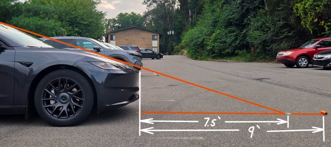 JSX423's tweet photo. Tesla..
When will retrofit plan be released for HW4 without front bumper cam?

There's just no way to mitigate a 9ft blind spot and even worse have to rely solely on b-pillars behind the driver's head that can easily be obstructed until the car is in the path of danger.

Front bumper cam of 180 solves parking accuracy, safely leaving spot after hours, seeing "around" corners without creeping forward...

But this is also the reason only Robotaxis that exist have a front bumper cam?

We will pay. We already paid for FSD and we will pay more. Make money.  Get creative.

@tesla_ai