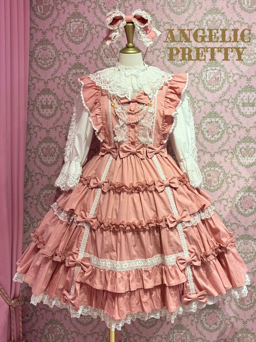 ✨New Arrival✨ ♡Melody Frillジャンパースカート ¥41,800 ♡Dolly