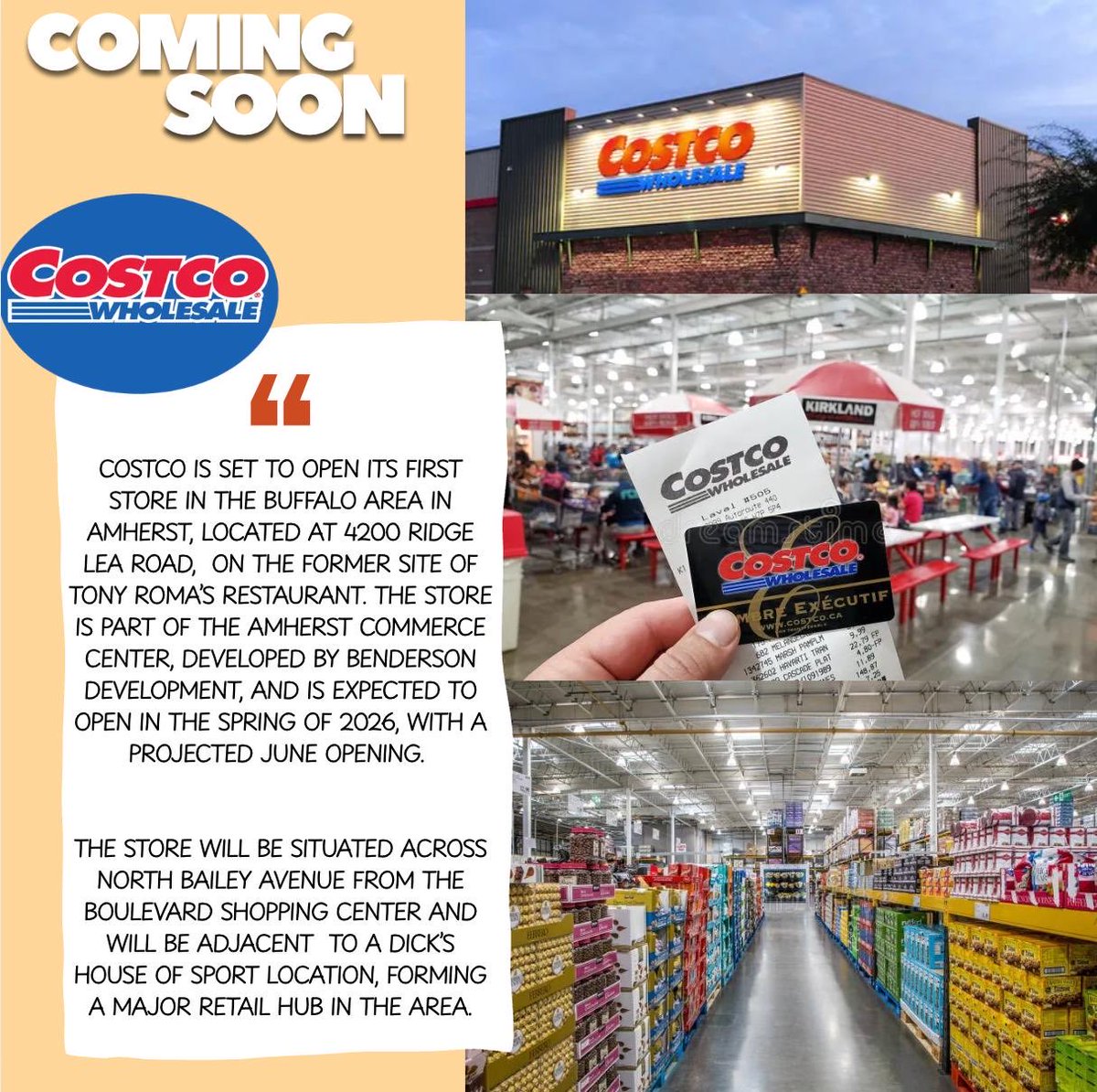 discover716's tweet photo. “Went in for milk. Left with 48 muffins. Buffalo is not ready.”🛒🧁
Costco coming to Buffalo soon!

#discover716 #716ers #costco #costcobuffalo https://t.co/TgsYyJrcSp