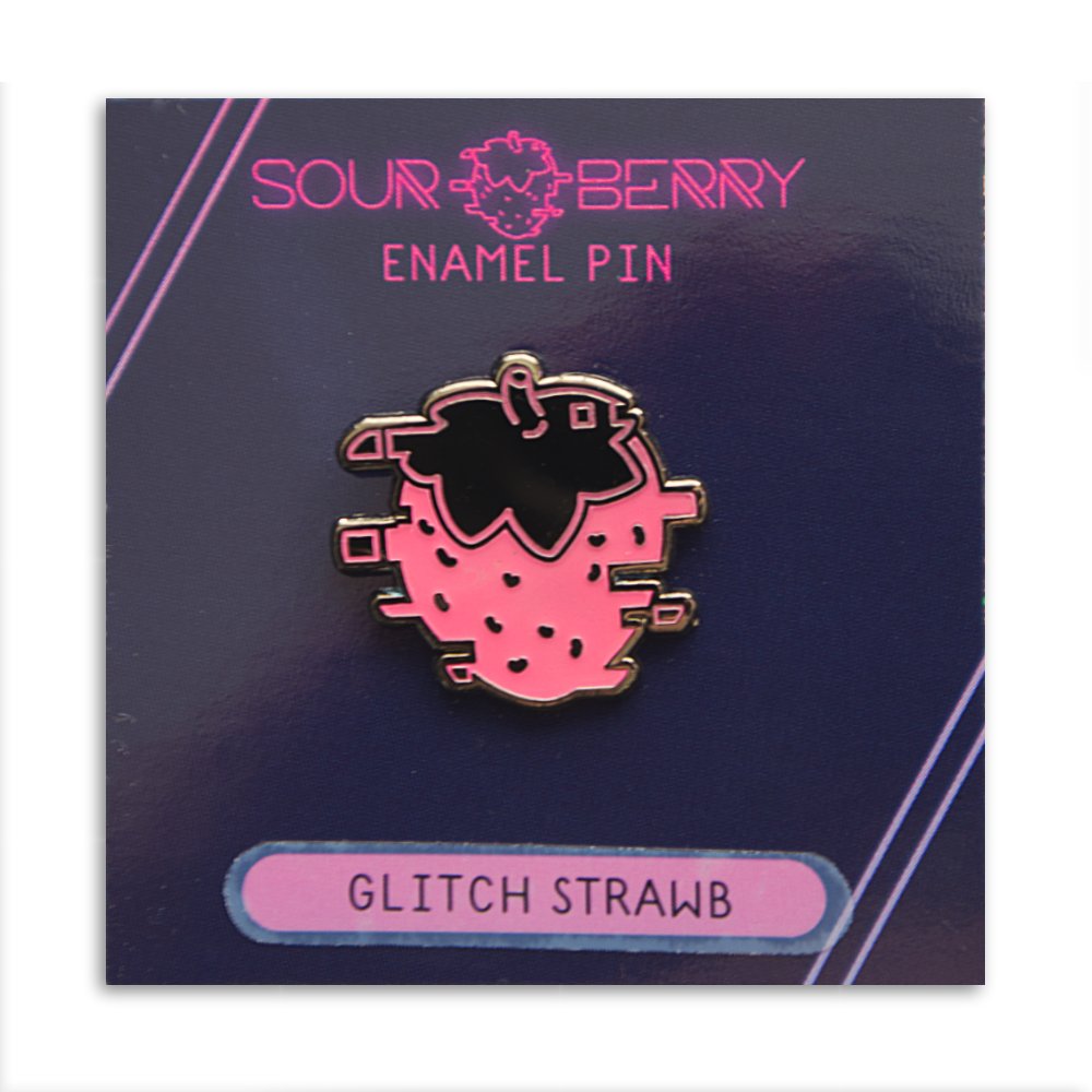 I just received Glitch Strawb Enamel Pin - A-Grade by GlitchBerry from micropiers via Throne. Thank you! throne.com/samusarting #Wishlist #throne