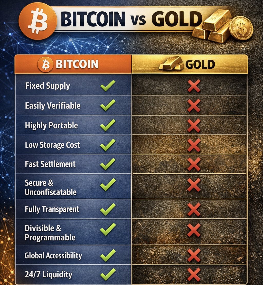 Imagine buying gold when you could’ve just bought the digital death sentence for central banks.

You chose a shiny rock hoarded by dictators instead of math, thermodynamics, and 21 million reasons your grandkids won’t forgive you.

Enjoy your metal. 

We’re building a parallel