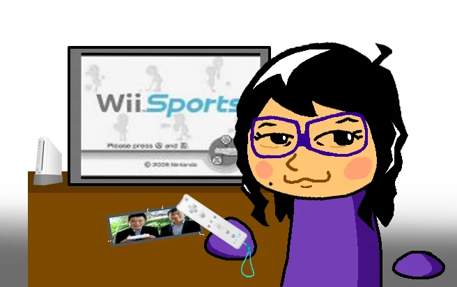 stupid chud nerd girl tries to pretend her mii is what she looks like