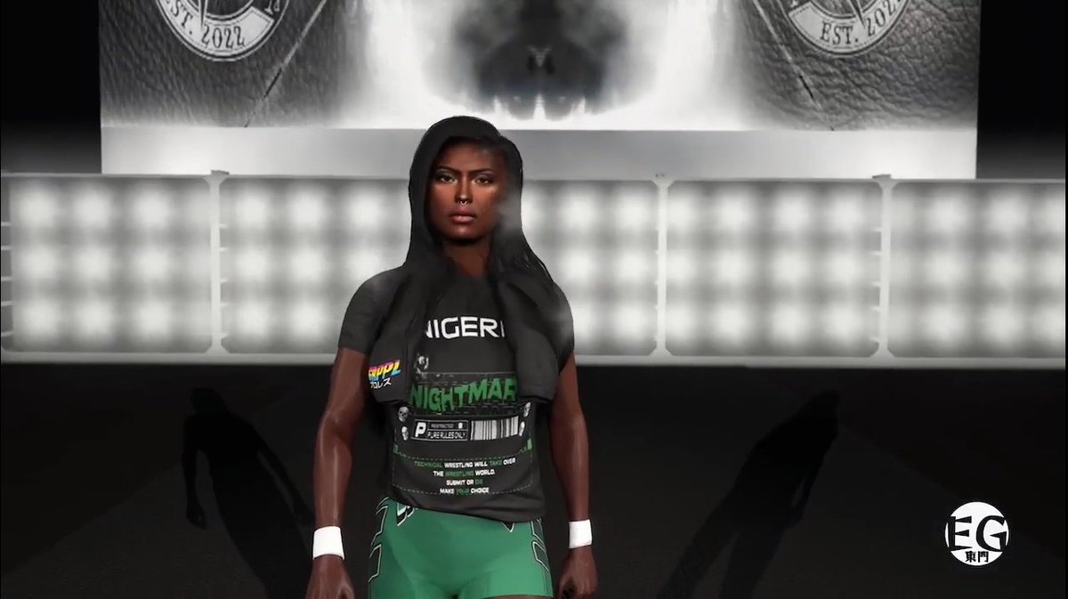 QueenofNigera's tweet photo. When will you ladies learn, huh? No matter what I am still the most dangerous woman in this business rather with or without the championship this will always be my division, Now Tegan..my respect goes out to you..we put on a classic but in the end, i walked out as the winner! https://t.co/bepnPRucrm
