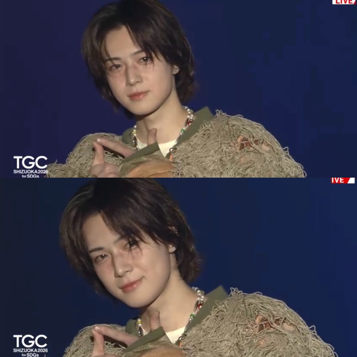 B1sM2's tweet photo. 雄大がTGCのランウェイでINIポーズした泣

#ABEMAでリアタイTGC
#佐野雄大TGC @official__INI https://t.co/BWcSkNPnbt