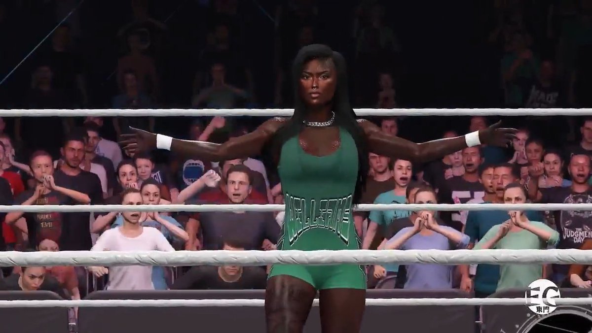 QueenofNigera's tweet photo. When will you ladies learn, huh? No matter what I am still the most dangerous woman in this business rather with or without the championship this will always be my division, Now Tegan..my respect goes out to you..we put on a classic but in the end, i walked out as the winner! https://t.co/bepnPRucrm