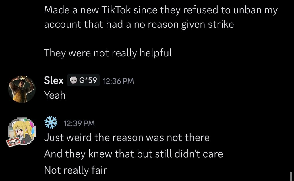 Slexx97LIVE's tweet photo. @tiktok_us Hey why did yall ban my friend? And refuse to let him make another account? https://t.co/onLlxteJRT