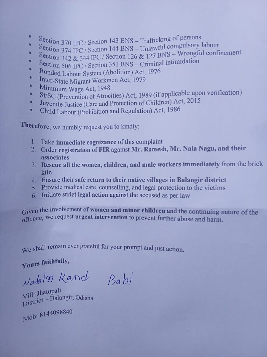 samataindia's tweet photo. Women and minors from Odisha, allegedly trafficked, forced to work, harassed &amp; held captive by Ramesh &amp; Nala Nagu from Mulasthanaam, Alumuru, Konaseema, pleaded for rescue. @India_NHRC @CID_AP_Official @dgpapofficial @KonaseemaPolice @Collectorate_Ks @LabourOdisha https://t.co/60dw1WB8nL