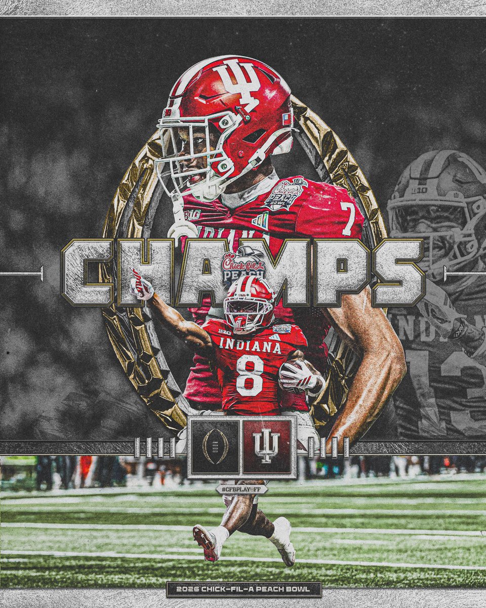 CFBPlayoff's tweet image. PEACH BOWL CHAMPS ‼️🏆

#CFBPlayoff x #CFAPeachBowl