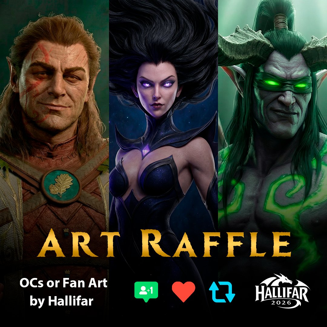 hallifar_x's tweet image. 🎨ART RAFFLE 🎉

My start as a character artist on X 
I'm launching a raffle with 4 winners, the results will be announced on February 1st!  

Terms of the draw:  
✔️ Follow me 
💚 Like + 💞Rt 
🖼️ Quote this post and attach your characters ref 
💬 Comment

#artraffle #Giveaway