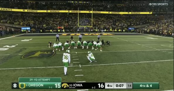 Just a reminder that the Hawkeyes NEARLY defeated the two teams that played each other in tonight’s CFP Semifinal….