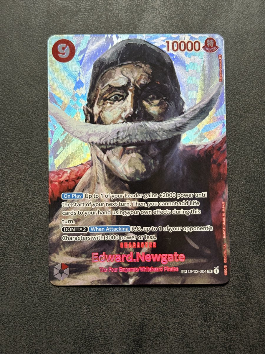 dreamyard_'s tweet photo. EDWARD NEWGATE SPECIAL ALTERNATE ART 🏴‍☠️ https://t.co/lYmfP0M4mx