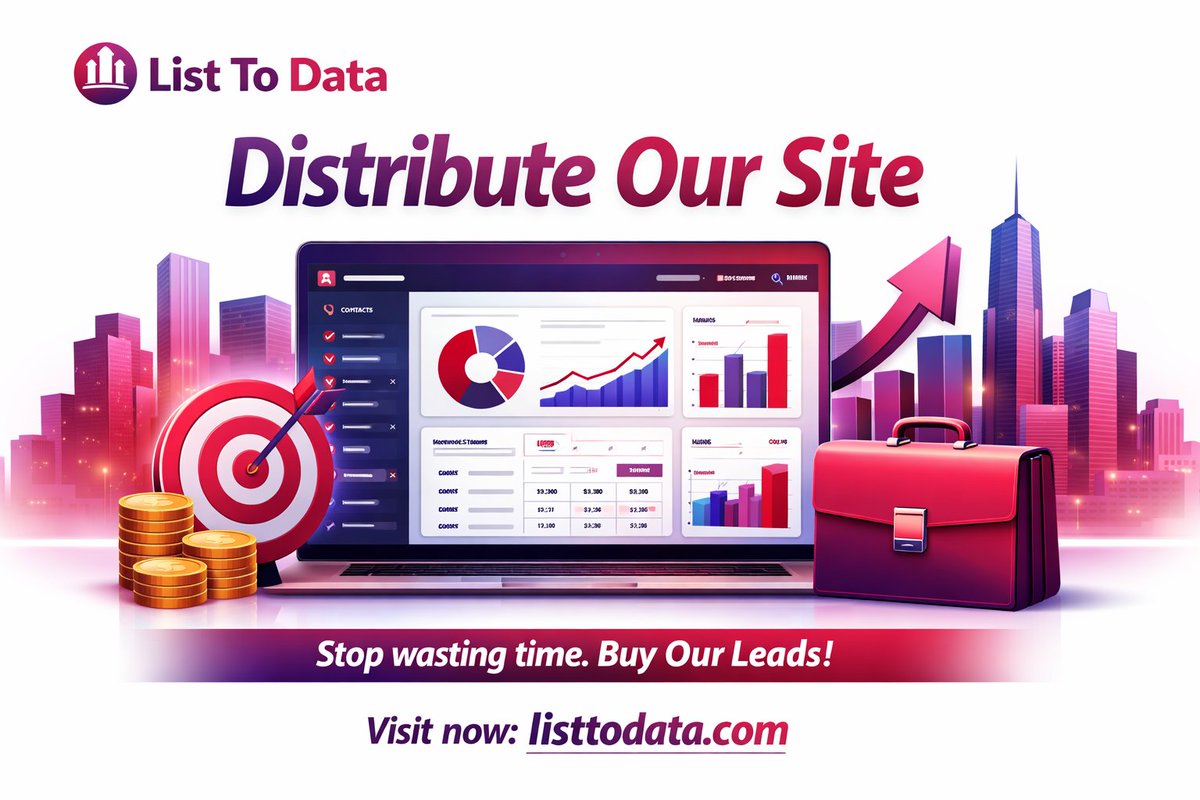 ListtoDatab's tweet photo. #listtodata
#phonenumberdata
#whatsappdata
#telegramdata
#data
List-to-data services transform raw contact lists into enriched databases by appending emails, phone numbers, firmographics, and demographics. 
Whatsapp: +639858085805
Telegram: @xhie01
https://t.co/fqsp8kHBFZ https://t.co/eIWy7SXOdU