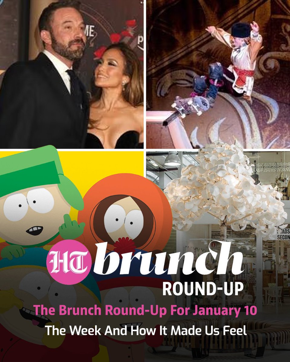 htTweets's tweet photo. #HTBrunch | This week, we’re dreading Bennifer 3.0, tracking every moment of our lives, skateboarding in tutus and going thrifting

Know more 🔗 https://t.co/LtxIWjxTH5 https://t.co/8GTww0dcjY