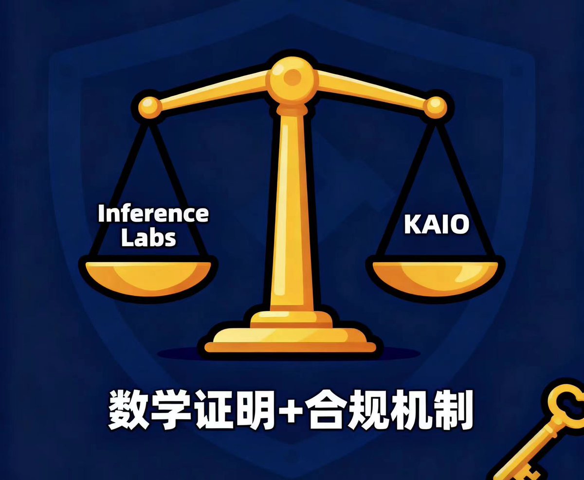 2026加密生态两大核心驱动力碰撞！AI推理遇信任瓶颈，RWA缺无许可金融入口，两大先锋项目强强联手，用数学证明+合规机制重塑行业未来👇 🚀  @inference_labs ：用zkML填平AI信任鸿沟