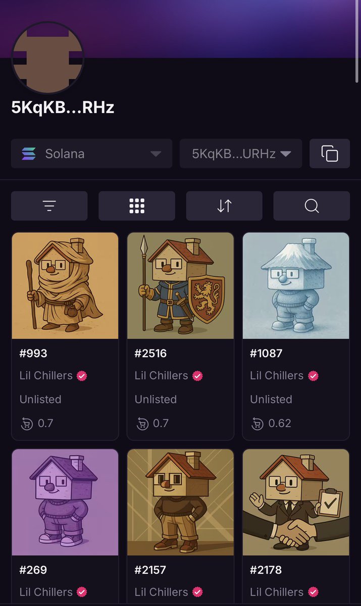 puddles42069's tweet image. Wallet keeps accumulating Lil Chillers

59 so far 

🥶🏠