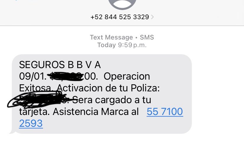 vaalebermeo's tweet photo. @BBVA_Mex Esto es real o es intento de extorsion? https://t.co/Z47H5XF4M0