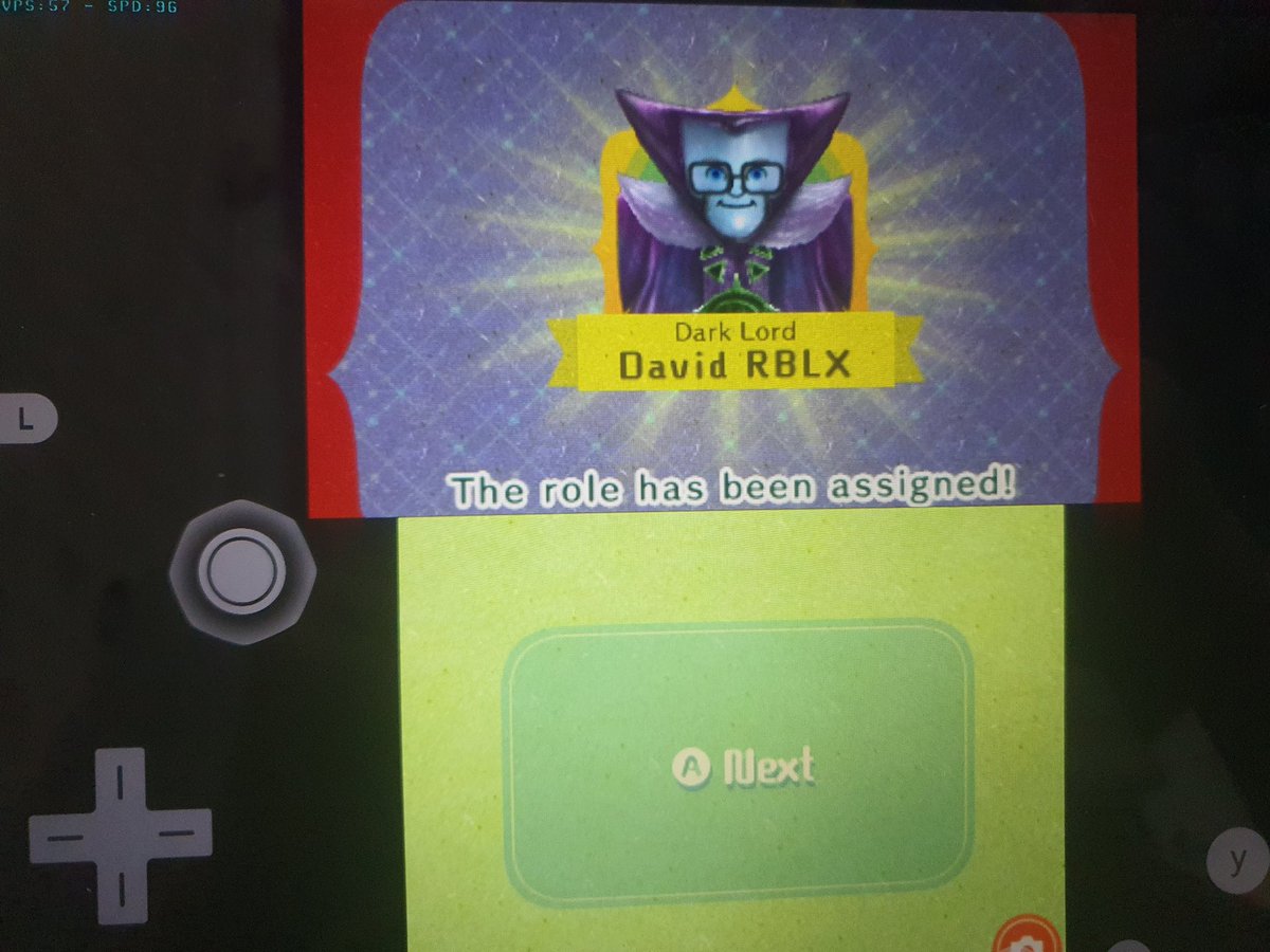 I heard David Roblox was stealing people's faces so I made him the dark lord