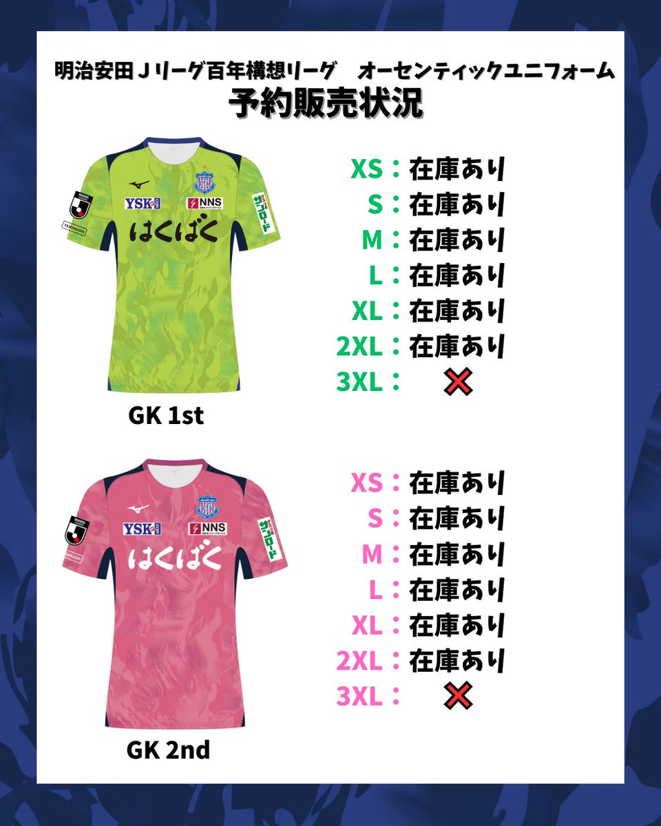 📢オーセンティックユニフォーム予約販売状況について📢 ご好評につき