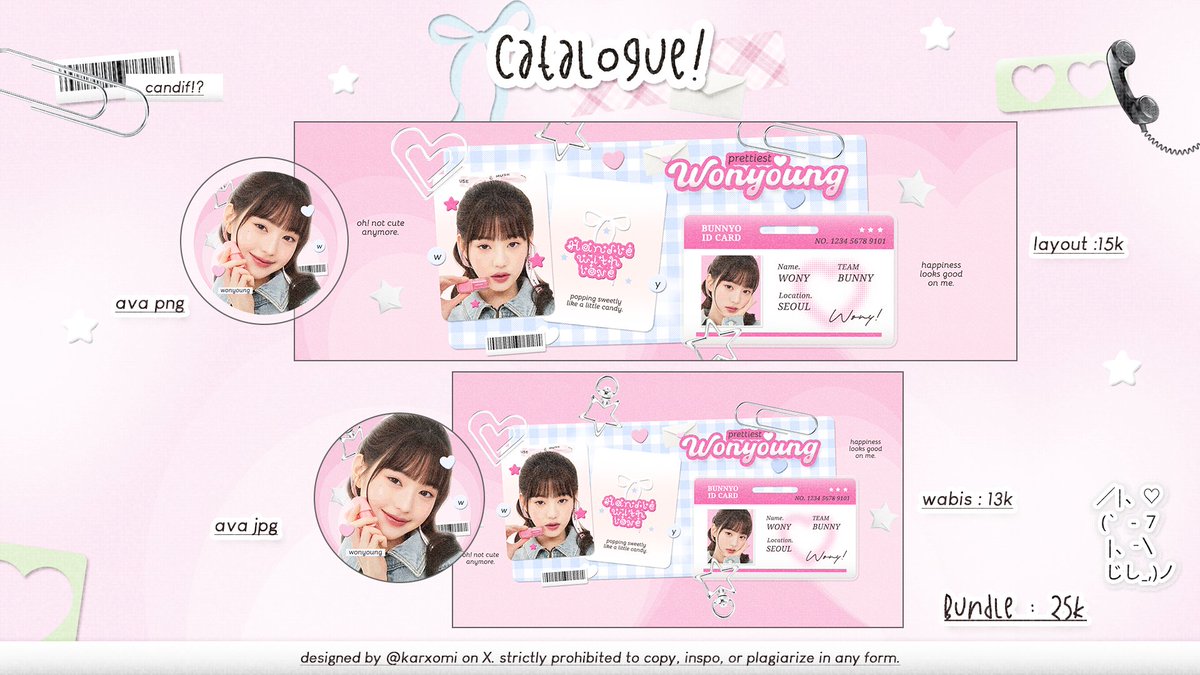 karxomi's tweet image. help repost 🐣

hai! candif open lagi  buat  layout  wabis  &amp;amp;  x
bisa  jajank   satuan  juga   yah,   kalo  bundle
dapet prici  spesial loh  🥨 .. ada juga katalog
qr   deco    &amp;amp;   wallpaper   ya!   yuk   jajank  💗

#zonaba #zonauang