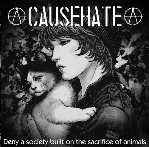 diskunion_dns's tweet photo. 【PUNK/HARDCORE新入荷】
仙台ANARCHO PUNK CAUSEHATEの1stアルバム🐈⬛☮️
動物解放を中心とした政治的メッセージを強固に打ち出し、CONFLICTを意識したサウンド🥺🖤❣️❣️
●#CAUSEHATE/Deny a society built on the sacrifice of animals
https://t.co/ODY5mqVVIO
#du名古屋PUNK https://t.co/ms804zLO8L