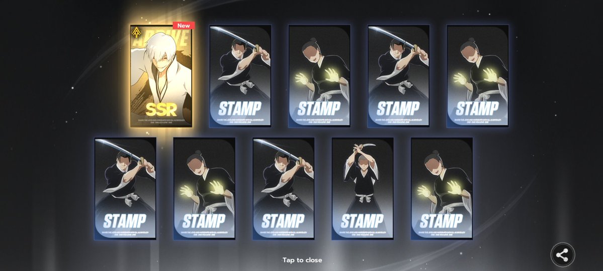 SamVegito's tweet image. Got Gin Ichimaru on the third multi summon! #BleachSoulResonance