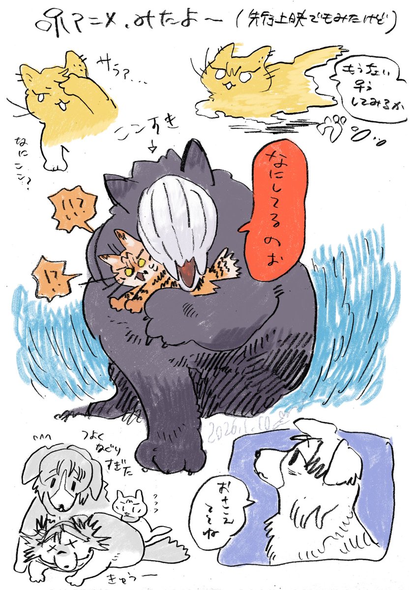 獣化らくがき 