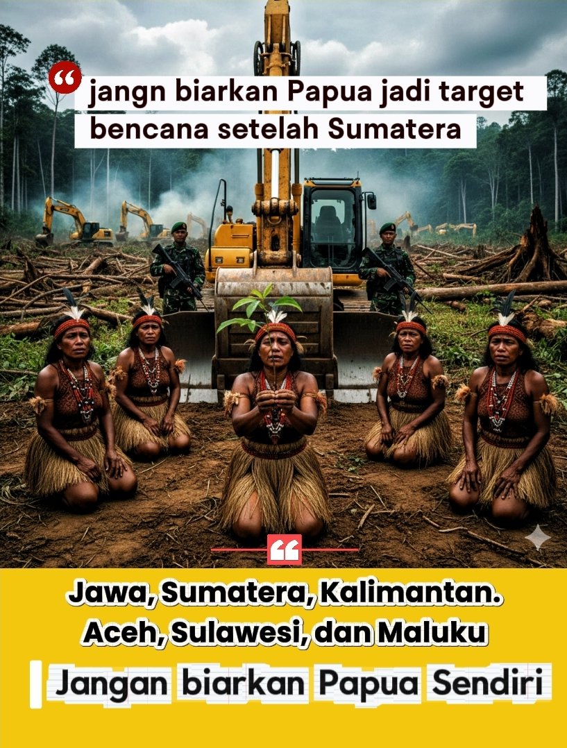 papuainsightnew's tweet photo. Jangan biarkan Papua sendiri, Papua masih membutuhkan saudara-saudara dari Pulau Jawa, Kalimanyan, Sumatera, Sulawesi, Maluku, NTB, NTT dan Solidaritas yang lainya✊️🔥❤️🌹. 

Mari kita sama-sama berjuang untuk selamatkan  tanah Papua. #papuaviral #viralpapua #PapuaDamai https://t.co/yf2NceBBcU