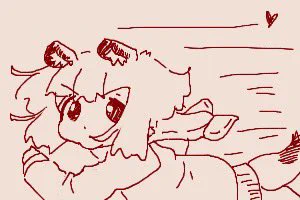 ちかごろのらくがき1 コンコンたぬき
