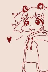 ちかごろのらくがき1 コンコンたぬき
