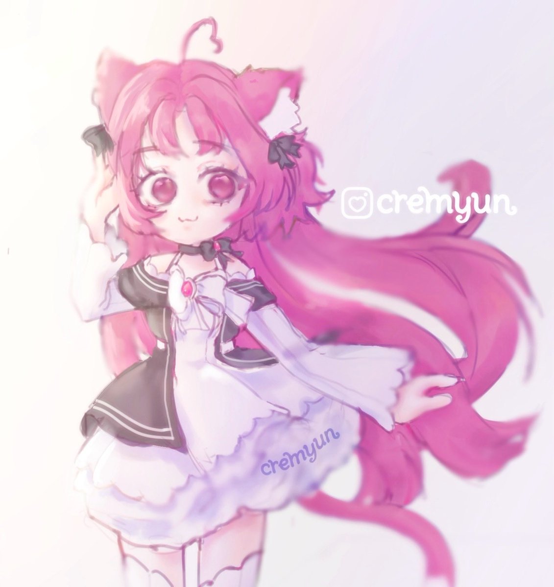actually one of my more recent works
:)
*character not mine

#cuteart #smallartist #digitalart