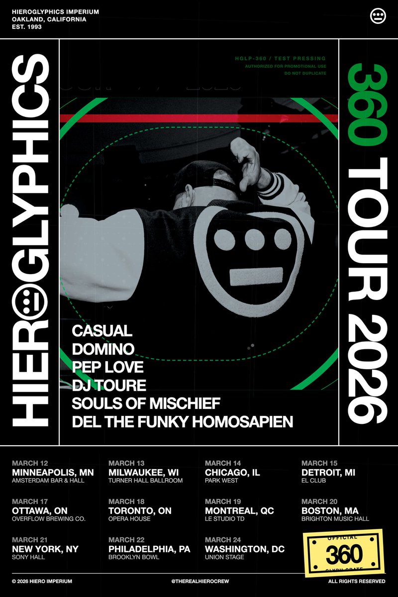 HieroImperium's tweet photo. The circle’s complete. 360 TOUR starts March 12. https://t.co/Qe8LpaDKWH