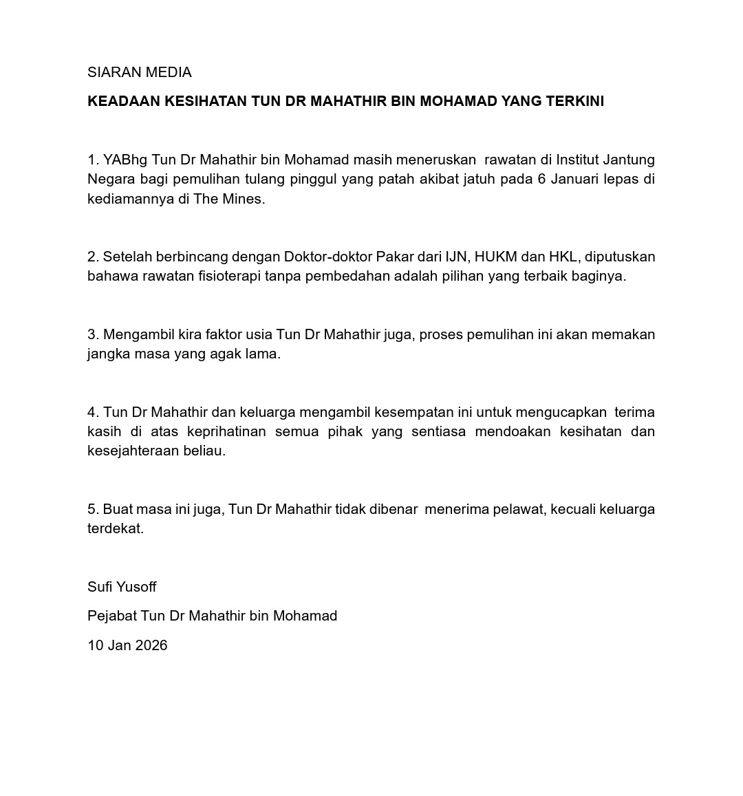 Dr Mahathir Mohamad tweet media